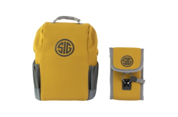 Image of Sig Sauer Zulu, Binocular Harness and Pouch, Medium, Flat Dark Earth, SOZBH203