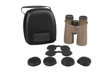 Image of Sig Sauer ZULU4 HD Marine, Binocular, 50mm Objective, 12X Magnification, Matte Finish, Orange, Includes Carrying Case, Neck Strap and Lens Covers, SOZ40002OR