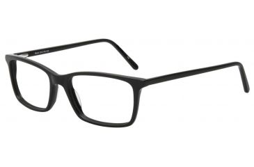 Image of Sightline Payton Single Vision Prescription Eyeglasses, Black Frame, SLPPAYBK100SV