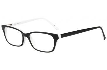 Image of Sightline Skyler Single Vision Prescription Eyeglasses, Black Frame, SLPSKYBK100SV