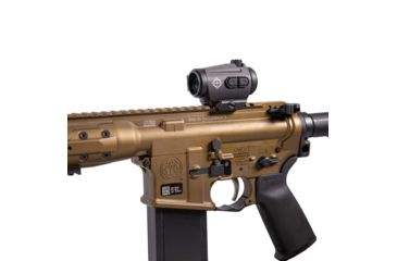 Image of SightMark 1x-28mm Element Mini Solar Red Dot, Red, 3 MOA Dot, 1 MOA, Black, SM26041
