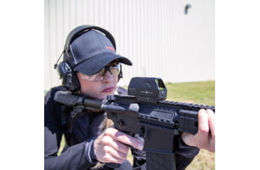 Image of SightMark 1x-28mm Volta Solar Red Dot Sight, Red, 2 MOA Dot, 1/2 MOA, Black, SM26030