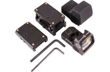 Image of SightMark 1x Mini Shot A-Spec Reflex Sight, Red Reticle, 2 MOA, 1 MOA, 25 yd, Black, SM26045