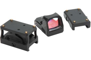Image of SightMark 1x Mini Shot A-Spec Reflex Sight, Red Reticle, 2 MOA, 1 MOA, 25 yd, Black, SM26045