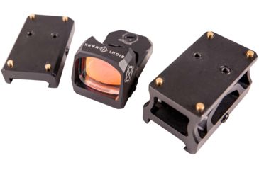Image of SightMark 1x Mini Shot A-Spec Reflex Sight, Red Reticle, 2 MOA, 1 MOA, 25 yd, Black, SM26045