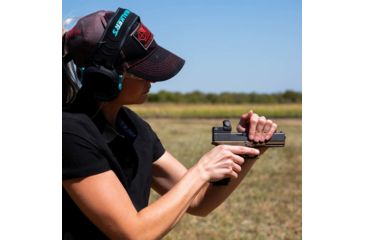 Image of SightMark 1x Mini Shot A-Spec Reflex Sight, Red Reticle, 2 MOA, 1 MOA, 25 yd, Black, SM26045