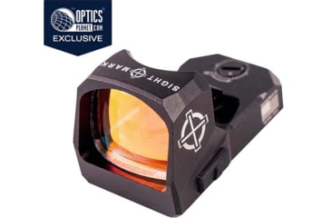 Image of SightMark 1x Mini Shot A-Spec Reflex Sight, Red Reticle, 2 MOA, 1 MOA, 25 yd, Black, SM26045