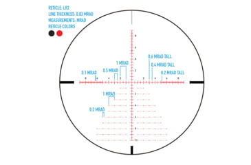 Image of SightMark 5-30x56mm Presidio LR2 Riflescope, 30mm, First Focal Plane, Red Illuminated Reticle, Black, SM13142LR2