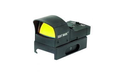 Image of Sightmark Green Mini Red Dot Sight with Sunshade Hood SM14011, EDEMO1