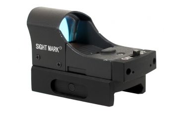 Image of Sightmark Green Mini Red Dot Sight with Sunshade Hood SM14011, EDEMO1