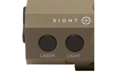 Image of SightMark LoPro Mini Laser/Light Combo Green Laser Picatinny/Weaver, Flat Dark, SM25012DE