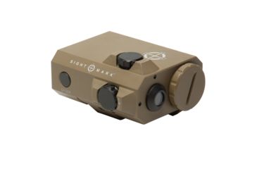 Image of SightMark LoPro Mini Laser Sight, 300 Lumens, Picatinny Rail Mount, Flat Dark Earth, Green Laser, 520nM Wavelength, SM25016DE
