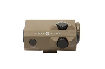 Image of SightMark LoPro Mini Laser Sight, 300 Lumens, Picatinny Rail Mount, Flat Dark Earth, Green Laser, 520nM Wavelength, SM25016DE