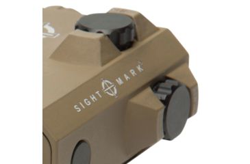 Image of SightMark LoPro Mini Laser Sight, 300 Lumens, Picatinny Rail Mount, Flat Dark Earth, Green Laser, 520nM Wavelength, SM25016DE