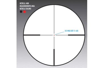 Image of SightMark Presidio 1-6x24 30mm Tube HDR Rifle Scope, Second Focal Plane, Black, SM13140HDR