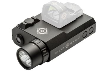 Image of SightMark LoPro Laser/Light/IR Combo, 300 Lumens, Picatinny Rail Mount, Black, Green Laser, 5mW 520nM Wavelength, SM25032