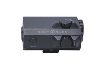 Image of SightMark LoPro Mini Laser Sight, 300 Lumens, Picatinny Rail Mount, Matte Black, Green Laser, 520nM Wavelength, SM25018