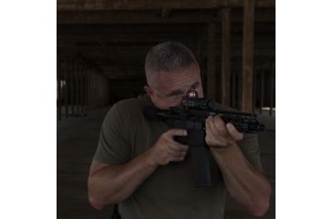 Image of SightMark Mini Shot M-Spec FMS LQD 1x 21x15 mm Reflex Red Dot Sight, 3 MOA Red Dot, Black/Dark Earth, LQD