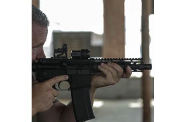 Image of SightMark Mini Shot M-Spec FMS LQD 1x 21x15 mm Reflex Red Dot Sight, 3 MOA Red Dot, Black/Dark Earth, LQD