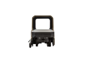 Image of SightMark Ultra Shot Open 1x 33x24mm Reflex Red Dot Sight (A-Spec), 5 MOA dot, 3 MOA dot with 50 MOA circle, 3 MOA dot with 50 MOA crosshair, 3 MOA dot with 30 MOA circle/crosshair (subtensions total 50 MOA) Dark Earth, SM26032DE