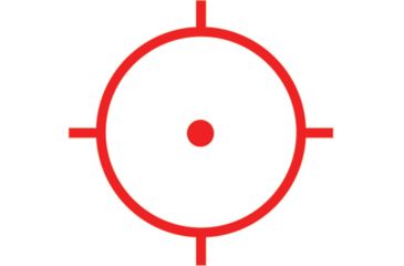 Image of Sightmark Ultra Shot M-Spec 1x 65 MOA Red Circle Dot Reflex Sight, CR2 Battery, Black, SM26005