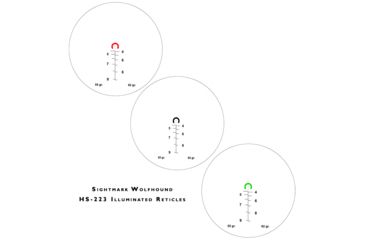 Image of SightMark Wolfhound 6x44 HS-223 Prismatic Red Dot Sight, Black, SM13026-LQDK