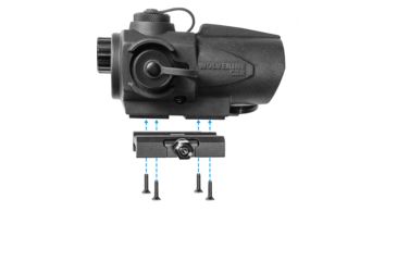 Image of Sightmark Wolverine 1x23 CSR 4 MOA Red Dot Sight, Matte Black, SM26021