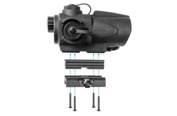 Image of Sightmark Wolverine 1x23 CSR 4 MOA Red Dot Sight, Matte Black, SM26021