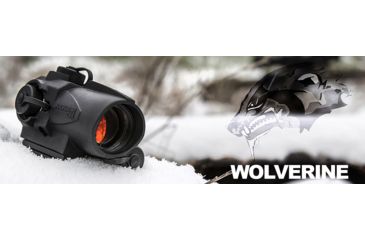 Image of Sightmark Wolverine 1x23 CSR 4 MOA Red Dot Sight, Matte Black, SM26021