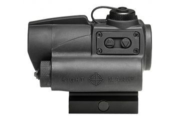 Image of Sightmark Wolverine 1x23 CSR 4 MOA Red Dot Sight, Matte Black, SM26021