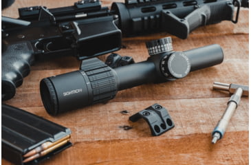 Image of Sightron S-TAC 1-4.5X 24mm Service Rifle Scope, 30mm Tube, Second Focal Plane, SR1 Reticle, Matte Black, 26021