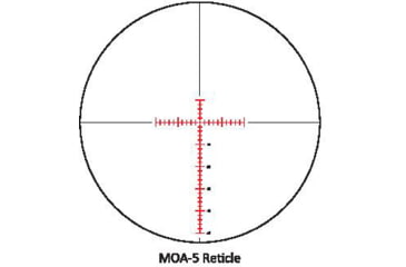 Image of Sightron S-TAC Rifle Scope, 3-16x42mm, 30mm Tube, First Focal Plane, MOA5 IR Reticle, Black, Medium, 26020