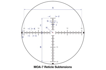 Image of Sightron S6 Rifle Scope, 5-30x56mm, 34mm Tube, Second Focal Plane, MOA-7 IR Reticle, Satin Black, Small, 66002