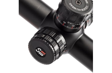 Image of Sightron SIII PLR Rifle Scope, 6-24x50mm, Zero Stop, Mil-Hash Reticle, Black, Medium, 28003