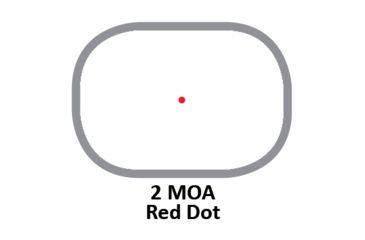 Image of Sightron SRS-2 Red Dot Sight, 2MOA Illuminated Dot, Black Finish, Black, 2MOA, 40020