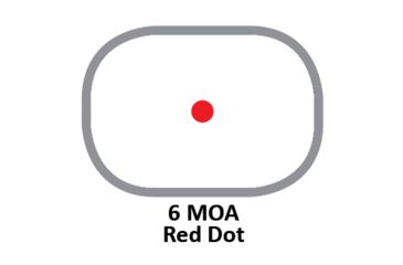 Image of Sightron SRS-2 Red Dot Sight, 6MOA Illuminated Dot, Black, 6MOA, 40021