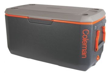 Image of Coleman Signature 120 Quart Xtreme 6 Cooler, OMLD, Dark Gray / Orange / Gray, Holds 204 Cans 3000002559