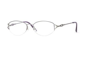 Image of Calligraphy Collections Dickenson SESC DICK00 Progressive Prescription Eyeglasses - Violet/silver SESC DICK005235 VI