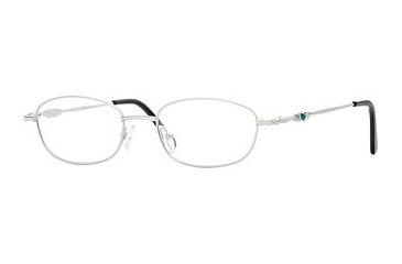 Image of Calligraphy Collections Jennings SESC JENN00 Progressive Prescription Eyeglasses - Silver SESC JENN005240 SV