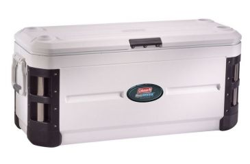 Image of Coleman Signature Offshore Pro Series 200 Marine Quart Cooler W/ Optimaxx Insulation, TRI, White, Holds 327 Cans 3000002237