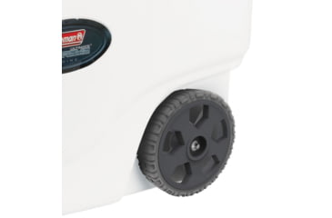 Image of Coleman Signature OffShore Pro Series 50 Quart Marine Wheeled Cooler, 6263, White / Blue, Holds 75 Cans 3000003700