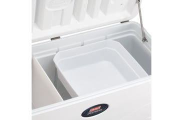 Image of Coleman Signature Offshore Pro Series 82 Quart Marine Cooler, 6296, White / Blue, Holds 129 Cans 3000003698