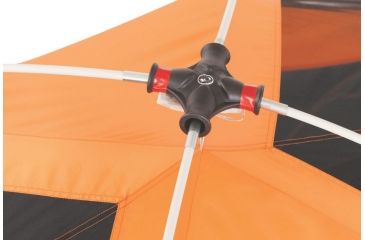 Image of Coleman Signature Yarborough Pass 6-Person Fast Pitch Dome Tent W/ Rainfly, Gray / Orange, 12 x 7 ft 2000018247