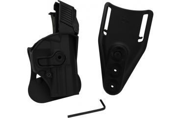 Image of SigTac Retention Roto Paddle Holster, USP Compact 9 mm/40 LEVEL 3 Black 110139