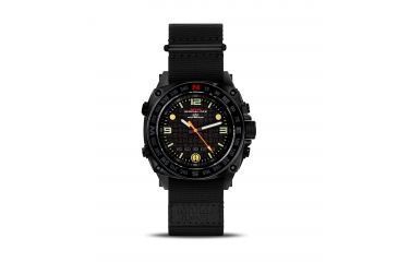 Image of Silencer 44.5mm Black Steel Case, Nylon Black Band