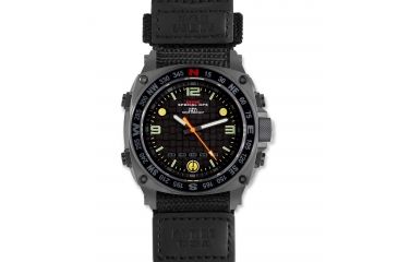 Image of Silencer 44.5mm Grey Steel Case, Ballistic Velcro I Band