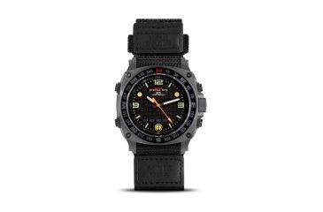 Image of Silencer 44.5mm Grey Steel Case, Ballistic Velcro I Band