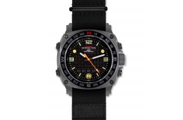 Image of Silencer 44.5mm Grey Steel Case, Nylon Black Band