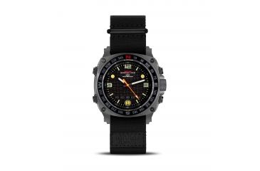 Image of Silencer 44.5mm Grey Steel Case, Nylon Black Band