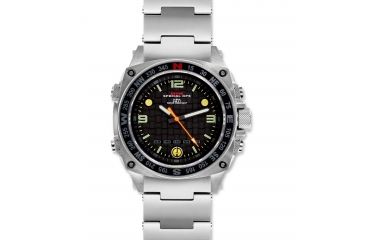 Image of Silencer 44.5mm Silver Case Steel Band